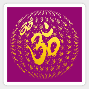 Spiritual Awakening OM Yoga Meditation Sticker